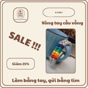 Vòng tay cầu vồng - T004