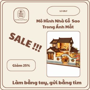 nhà gỗ sao trong ánh tuyết
